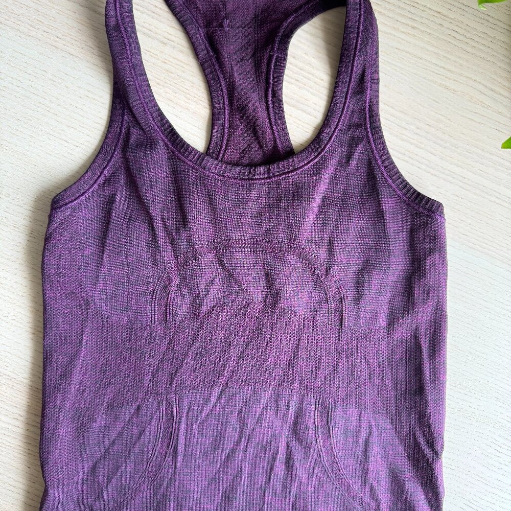 Lululemon Run Swiftly Tech Racerback Purple Tank Top Size 2